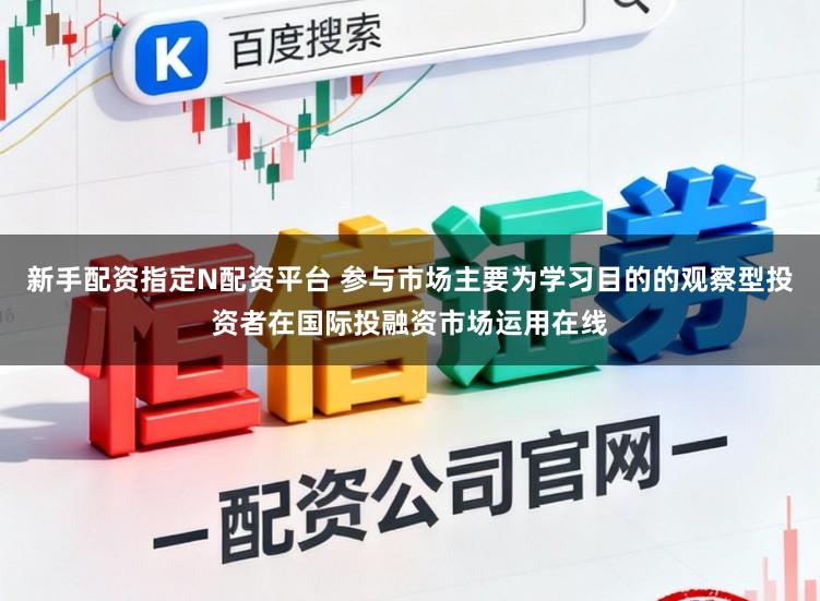 新手配资指定N配资平台 参与市场主要为学习目的的观察型投资者在国际投融资市场运用在线