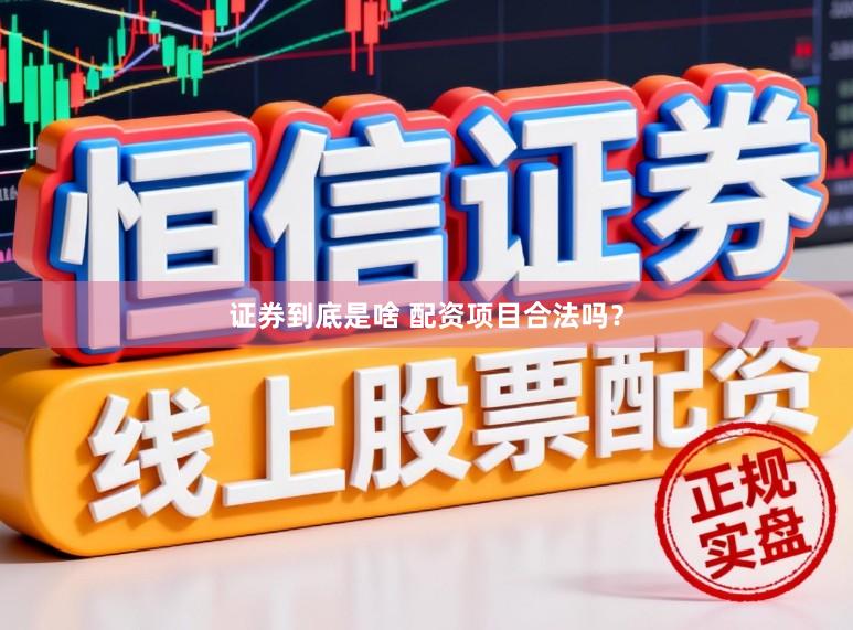 证券到底是啥 配资项目合法吗？